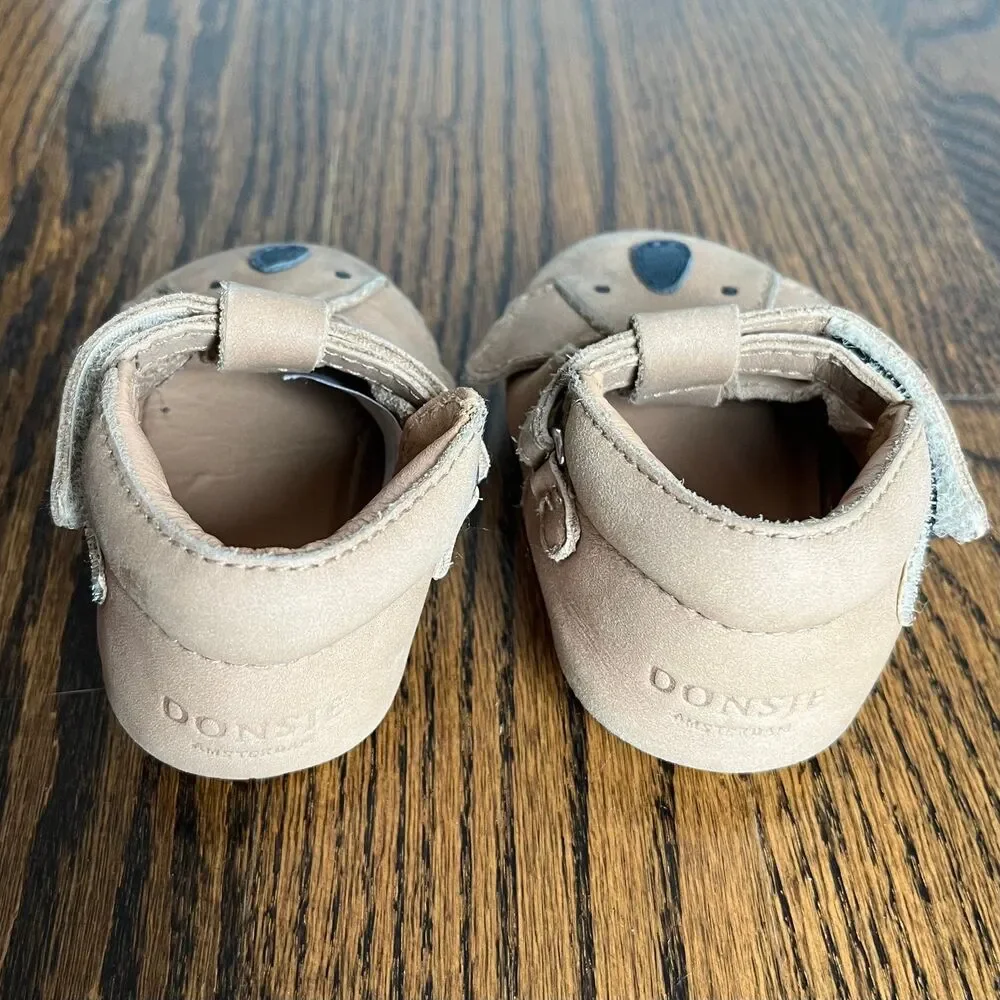 Donsje Spark Classic Koala Shoes Truffle Bubuck (US 4 12-18M)
